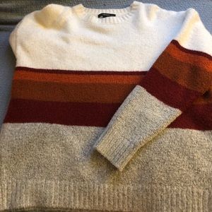 Scoop Neck Fall Colored Sweater